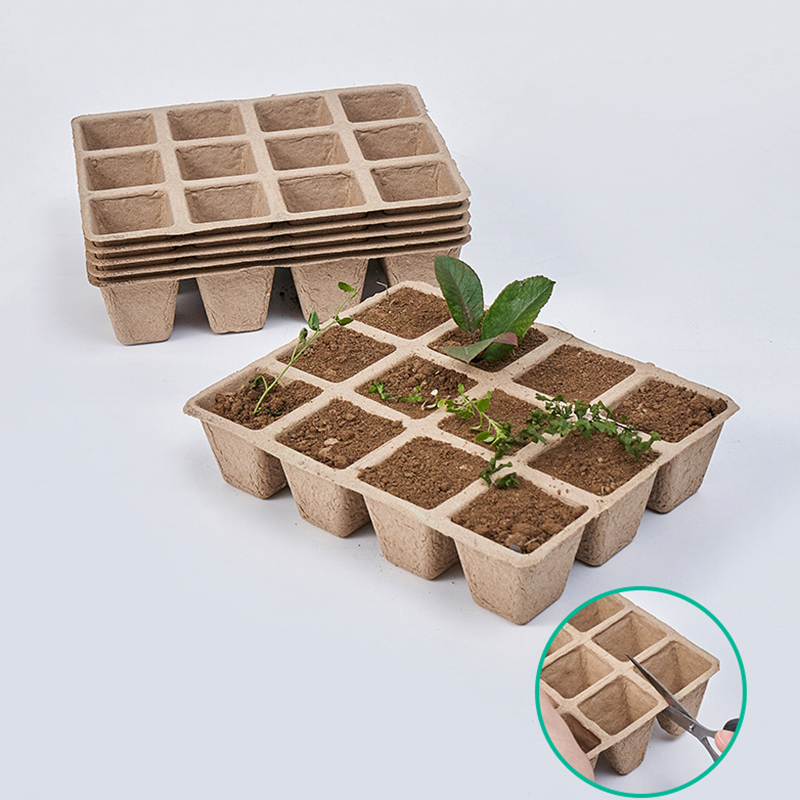 Seed Starter Tray - 생분해 원예 파종 트레이, 종자 화분,