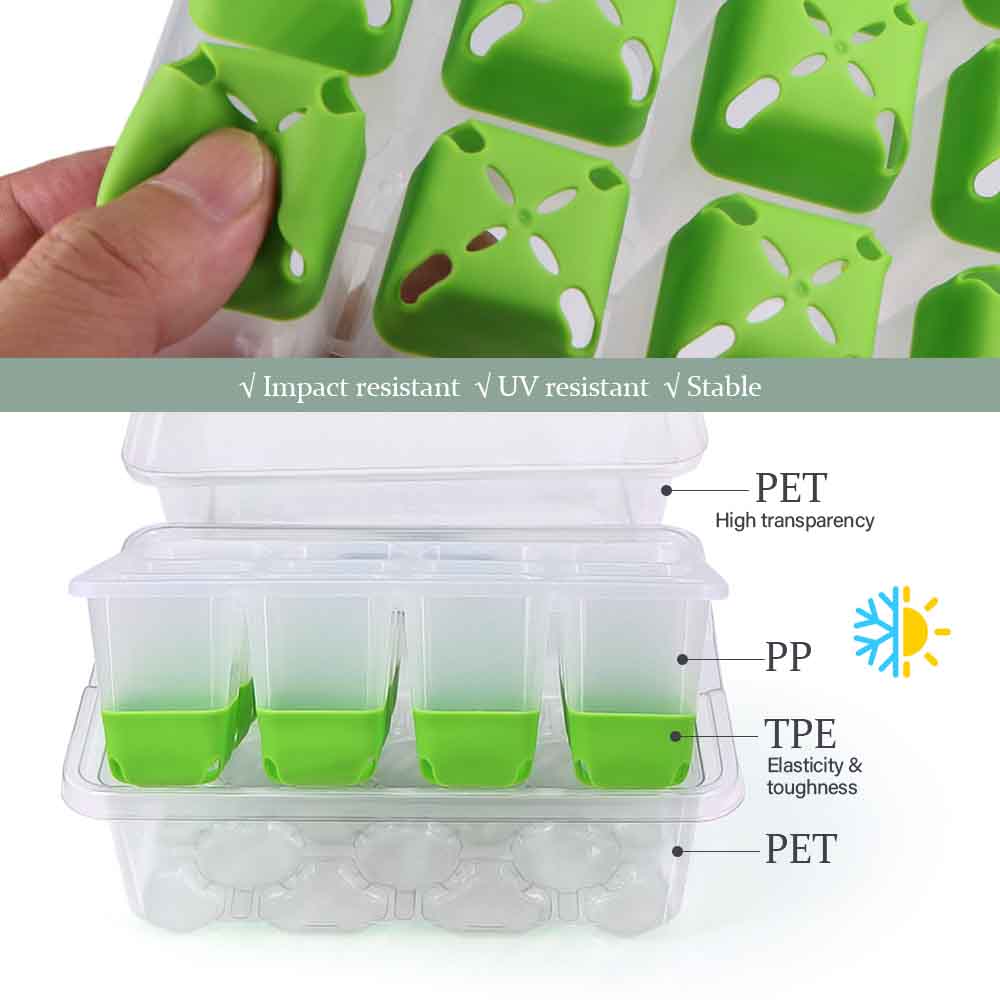 LED 성장 조명 모종 스타터 트레이 키트, 투명 커버 - Seed Starter Tray 리뷰 및 가격