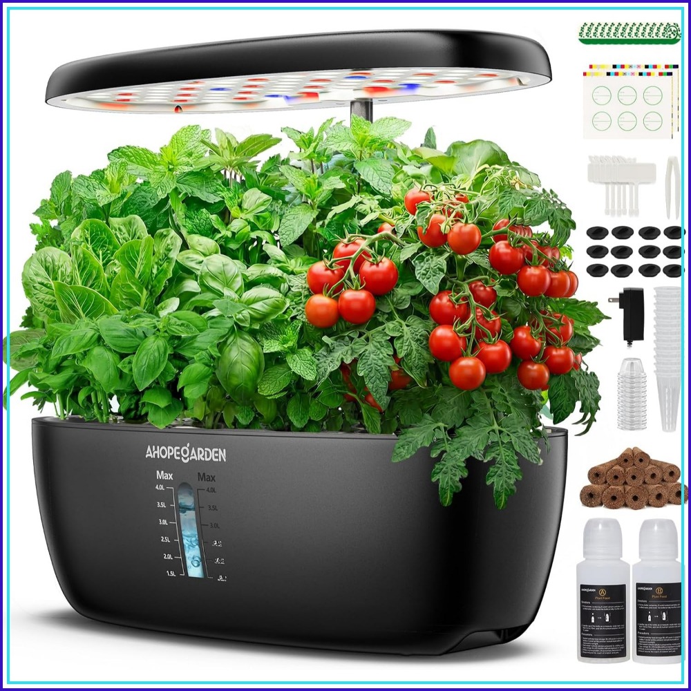 12포드 수경재배 정원(LED 성장등 포함), 실내 허 - Indoor Herb Garden 리뷰 및 가격