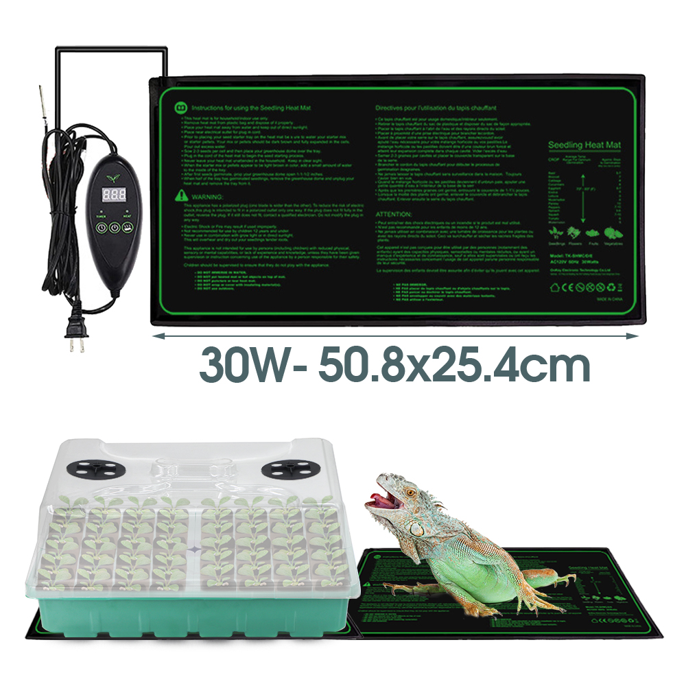 겨울 묘목 상자 난방 패드 정원 실내 식물 재배를위한  - Seed Starter Tray 리뷰 및 가격